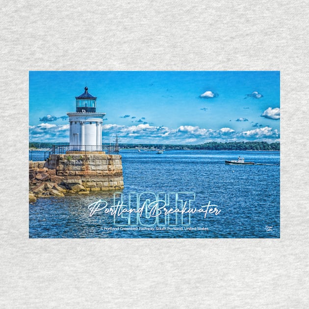 Portland Breakwater Light by Gestalt Imagery